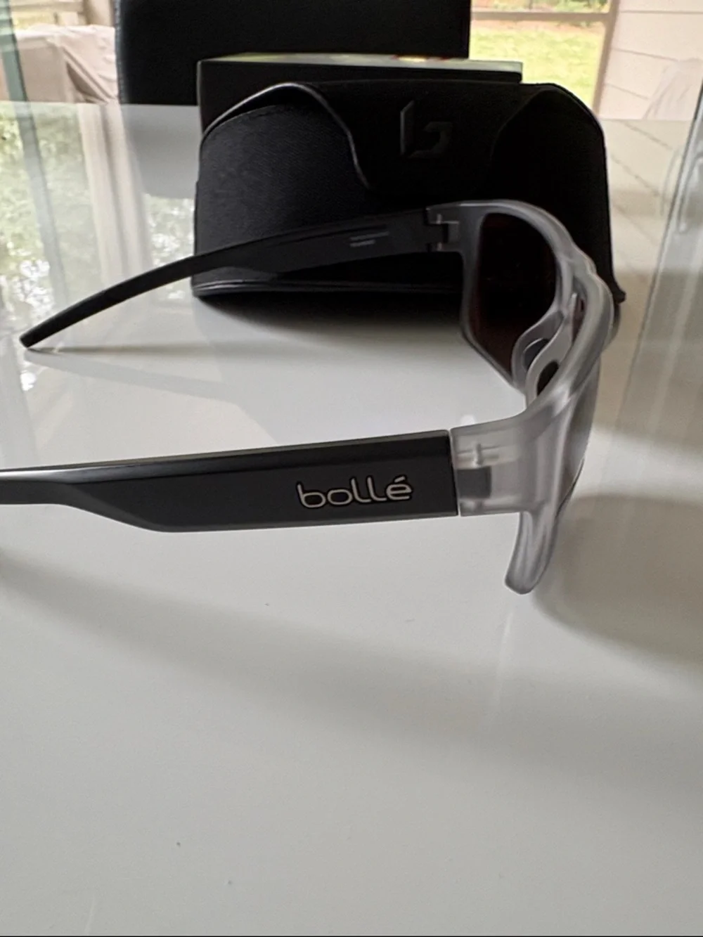 Bollé Gray/Transparent Polarized Sunglasses